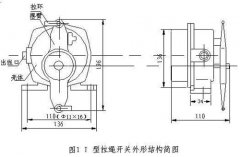 JYB/KS-2，JYB/KS-1雙向拉繩開關(guān)，事故開關(guān)KBW-220L防爆拉繩開關(guān)